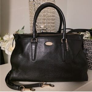 Coach Black Leather Handbag